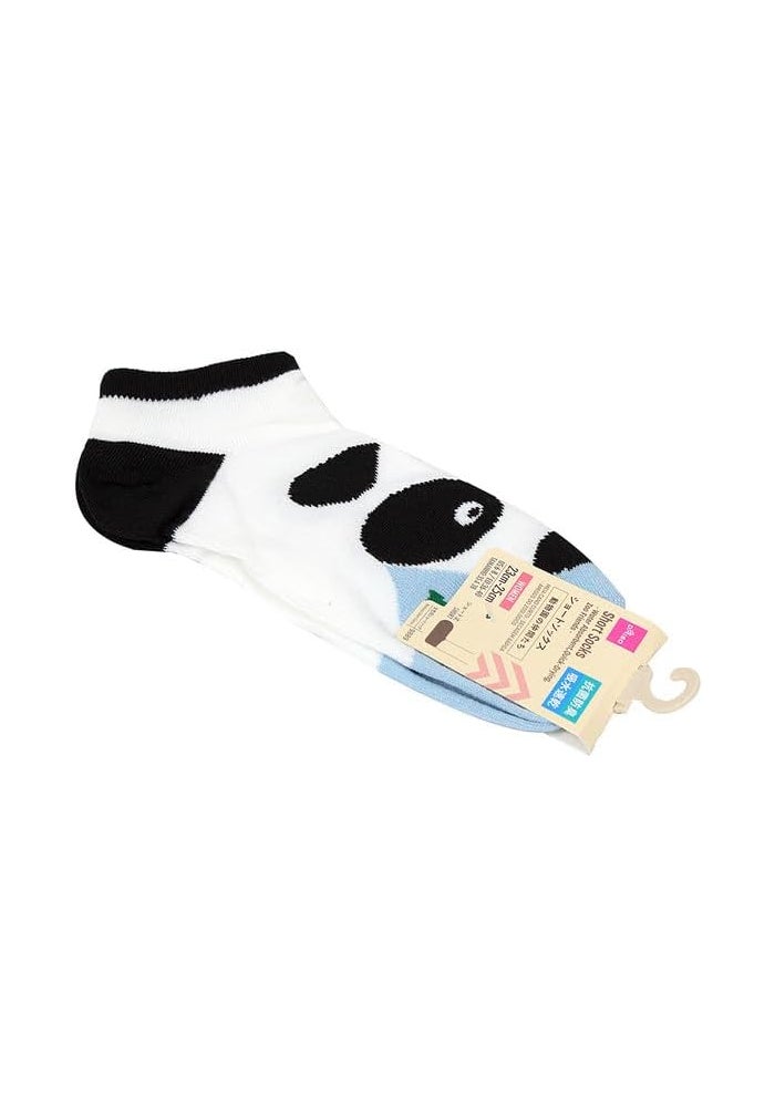 Daiso Women’s Short Socks | Zoo Friends Design | Water Absorbent & Quick-Drying Comfort Socks - Image 3